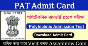 download PAT Admit Card for entrance exam from this page.