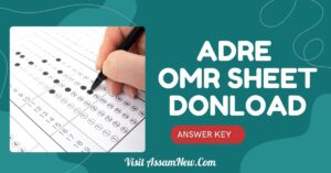 ADRE OMR Sheet Download 2024 Check Official Answer Key & OMR Sheet